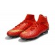 Nike HyperVenom Phantom III DF FG 2017 New Soccer Shoes Red Gold