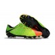 Nike 2017 Hypervenom Phantom III FG Firm Ground Low-cut Boots - Citrus Green Orange