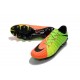 Nike 2017 Hypervenom Phantom III FG Firm Ground Low-cut Boots - Citrus Green Orange