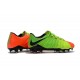 Nike 2017 Hypervenom Phantom III FG Firm Ground Low-cut Boots - Citrus Green Orange