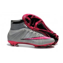 Top Nike Mercurial Superfly Iv FG Firm Ground Cleat Grey Pink