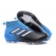 Top adidas ACE 17+ Purecontrol FG Soccer Cleats Black Blue White