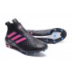 Top adidas ACE 17+ Purecontrol FG Soccer Cleats Core Black Pink