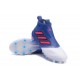 New 2017 adidas ACE 17+ Purecontrol Laceless FG - Blue Red White