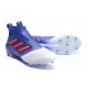 New 2017 adidas ACE 17+ Purecontrol Laceless FG - Blue Red White