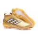 New 2017 adidas ACE 17+ Purecontrol Laceless FG - Gold White