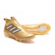 New 2017 adidas ACE 17+ Purecontrol Laceless FG - Gold White
