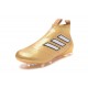 New 2017 adidas ACE 17+ Purecontrol Laceless FG - Gold White