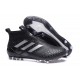 New 2017 adidas ACE 17+ Purecontrol Laceless FG - Black Silver