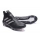 New 2017 adidas ACE 17+ Purecontrol Laceless FG - Black Silver