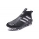 New 2017 adidas ACE 17+ Purecontrol Laceless FG - Black Silver