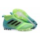 New 2017 adidas ACE 17+ Purecontrol Laceless FG - Green Black