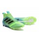 New 2017 adidas ACE 17+ Purecontrol Laceless FG - Green Black