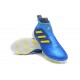 New 2017 adidas ACE 17+ Purecontrol Laceless FG - Blue Yellow