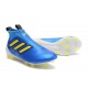 New 2017 adidas ACE 17+ Purecontrol Laceless FG - Blue Yellow