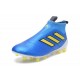 New 2017 adidas ACE 17+ Purecontrol Laceless FG - Blue Yellow