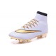 Top Nike Mercurial Superfly Iv FG Firm Ground Cleat White Gold