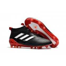 adidas ACE 17+ Purecontrol FG Top Soccer Boots - Black Red White