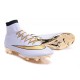 Top Nike Mercurial Superfly Iv FG Firm Ground Cleat White Gold