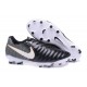 New 2017 Nike Tiempo Legend 7 FG Soccer Cleats - Black White