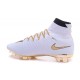 Top Nike Mercurial Superfly Iv FG Firm Ground Cleat White Gold
