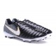 New 2017 Nike Tiempo Legend 7 FG Soccer Cleats - Black White