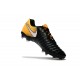 New 2017 Nike Tiempo Legend 7 FG Soccer Cleats - Black Yellow White