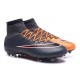 Top Nike Mercurial Superfly Iv FG Firm Ground Cleat Black Orange