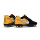 New 2017 Nike Tiempo Legend 7 FG Soccer Cleats - Black Yellow White