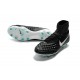 Nike Magista Obra 2 FG High Top Soccer Boots Black White