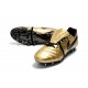New 2017 Nike Tiempo Totti X Roma Soccer Cleats - Golden Black