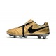 New 2017 Nike Tiempo Totti X Roma Soccer Cleats - Golden Black