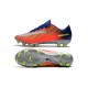 Mens 2017 Nike Mercurial Vapor 11 FG Football Boots Crimson Deep Blue Metal