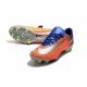 Mens 2017 Nike Mercurial Vapor 11 FG Football Boots Crimson Deep Blue Metal