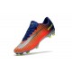 Mens 2017 Nike Mercurial Vapor 11 FG Football Boots Crimson Deep Blue Metal
