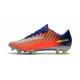 Mens 2017 Nike Mercurial Vapor 11 FG Football Boots Crimson Deep Blue Metal