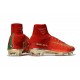 Nike Mercurial Superfly V CR7 FG Men's Soccer Boots Red Golden