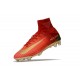 Nike Mercurial Superfly V CR7 FG Men's Soccer Boots Red Golden