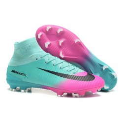 Top Nike Mercurial Superfly 5 FG Football Boot Blue Pink Black