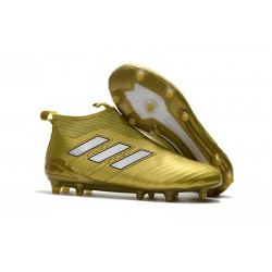 adidas ACE 17+ Purecontrol FG Top Soccer Boots - Gold White