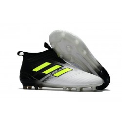 adidas ACE 17+ Purecontrol FG Top Soccer Boots - Black White Volt