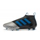 Mens adidas ACE 17+ Purecontrol FG 2017 Soccer Cleats Black Silver Blue