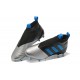 Mens adidas ACE 17+ Purecontrol FG 2017 Soccer Cleats Black Silver Blue