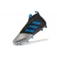 Mens adidas ACE 17+ Purecontrol FG 2017 Soccer Cleats Black Silver Blue