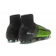 Top Nike Mercurial Superfly 5 FG Football Boot Green Black