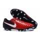 New 2017 Nike Tiempo Legend 7 FG Soccer Cleats - Red Black White