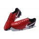 New 2017 Nike Tiempo Legend 7 FG Soccer Cleats - Red Black White