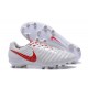 New 2017 Nike Tiempo Legend 7 FG Soccer Cleats - White Red