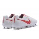 New 2017 Nike Tiempo Legend 7 FG Soccer Cleats - White Red