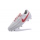 New 2017 Nike Tiempo Legend 7 FG Soccer Cleats - White Red